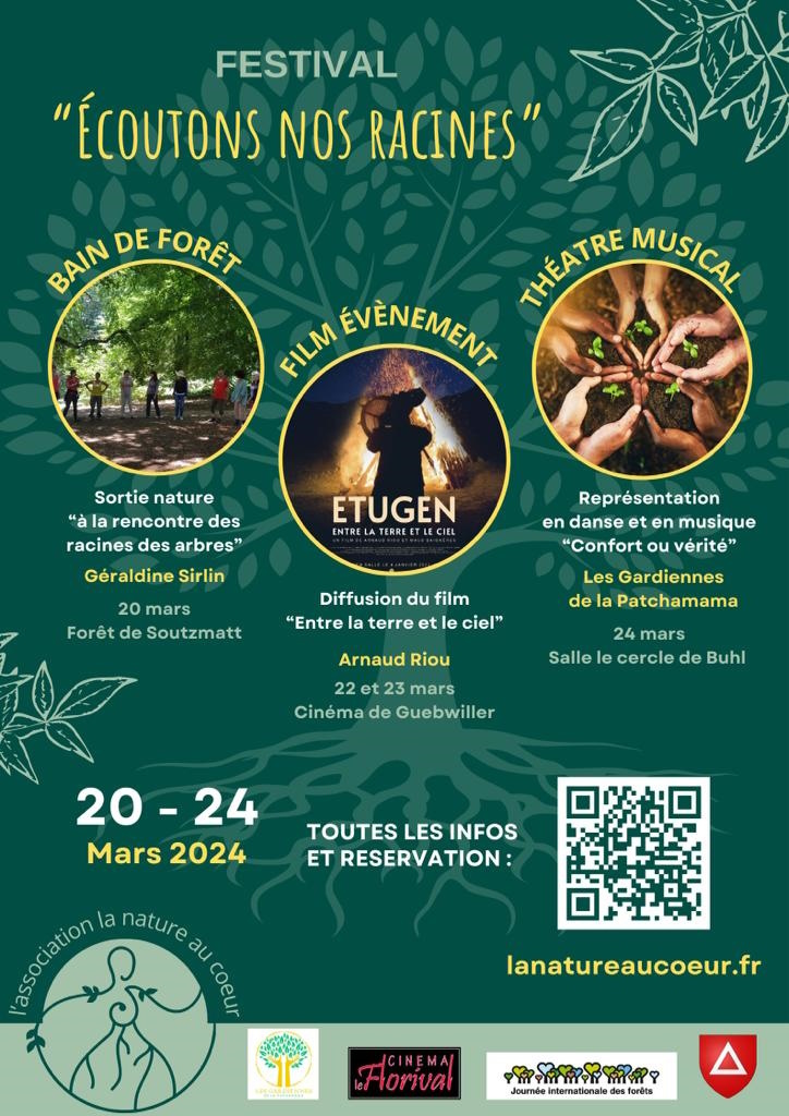 affiche du festival écoutons nos racines 2024