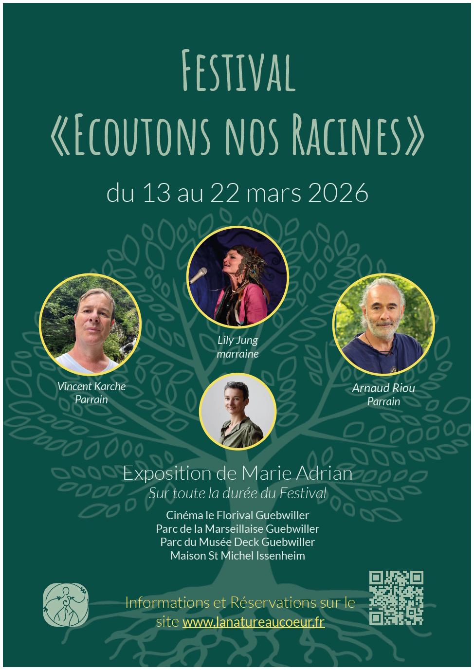 affiche du festival écoutons nos racines 2026